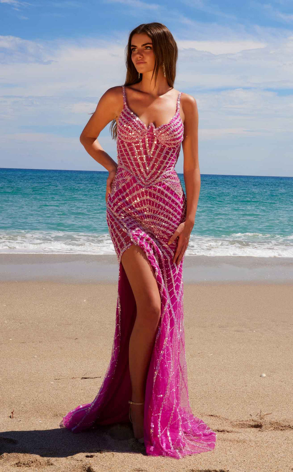 Exquisite Nox Anabel E1531 Dress detail view - VOLAKK