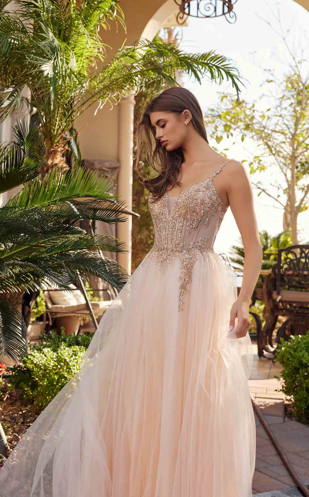 Exquisite Nox Anabel F1726 Dress detail view - VOLAKK