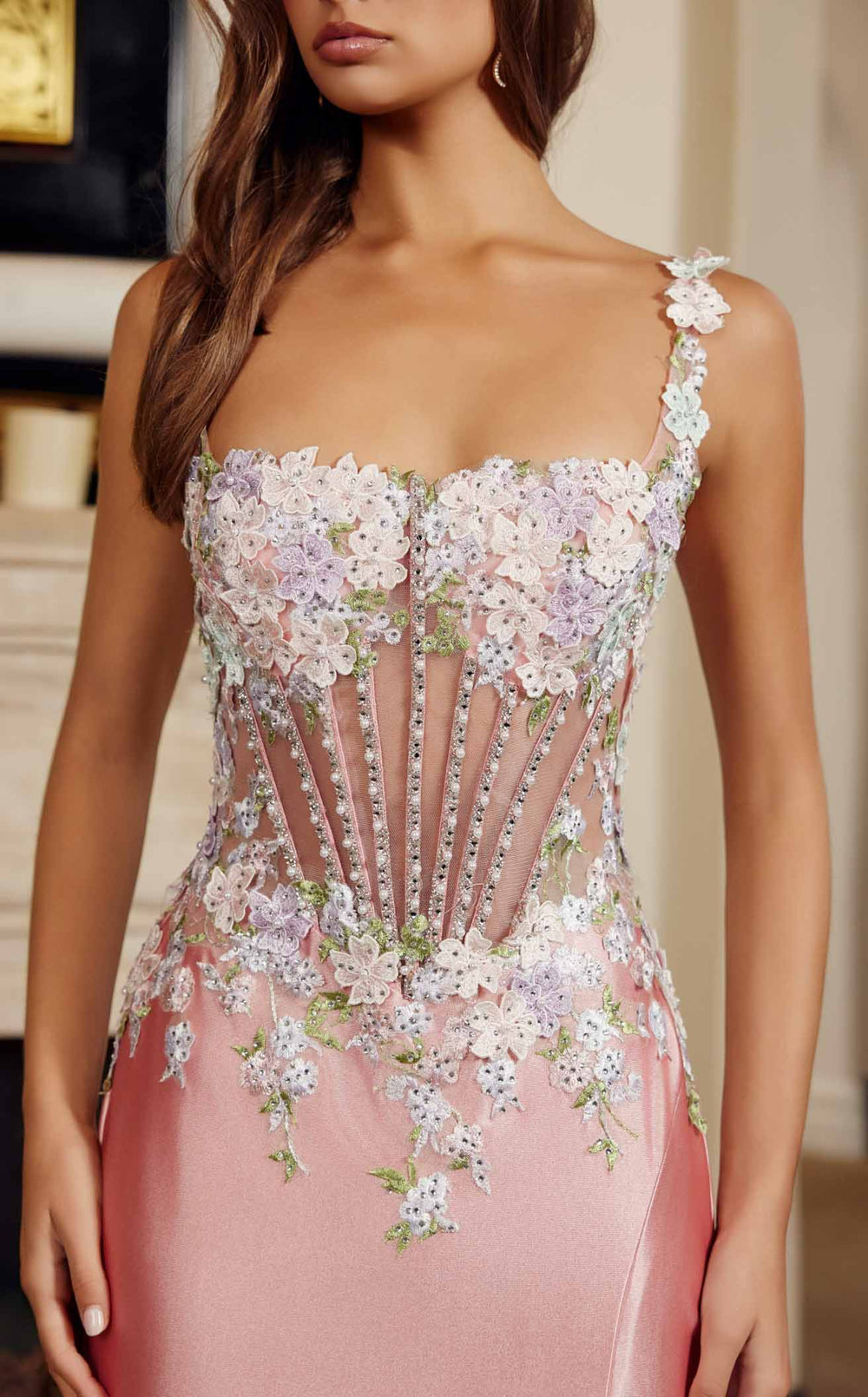 Exquisite Nox Anabel M1755 Dress detail view - VOLAKK