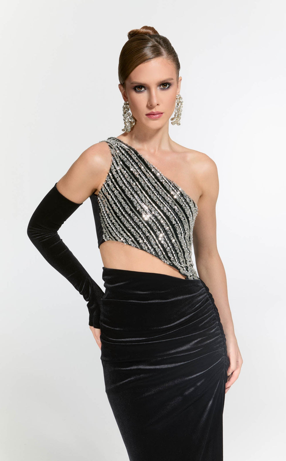 Exquisite Nur Karaata NKPALACE13 Dress detail view - VOLAKK