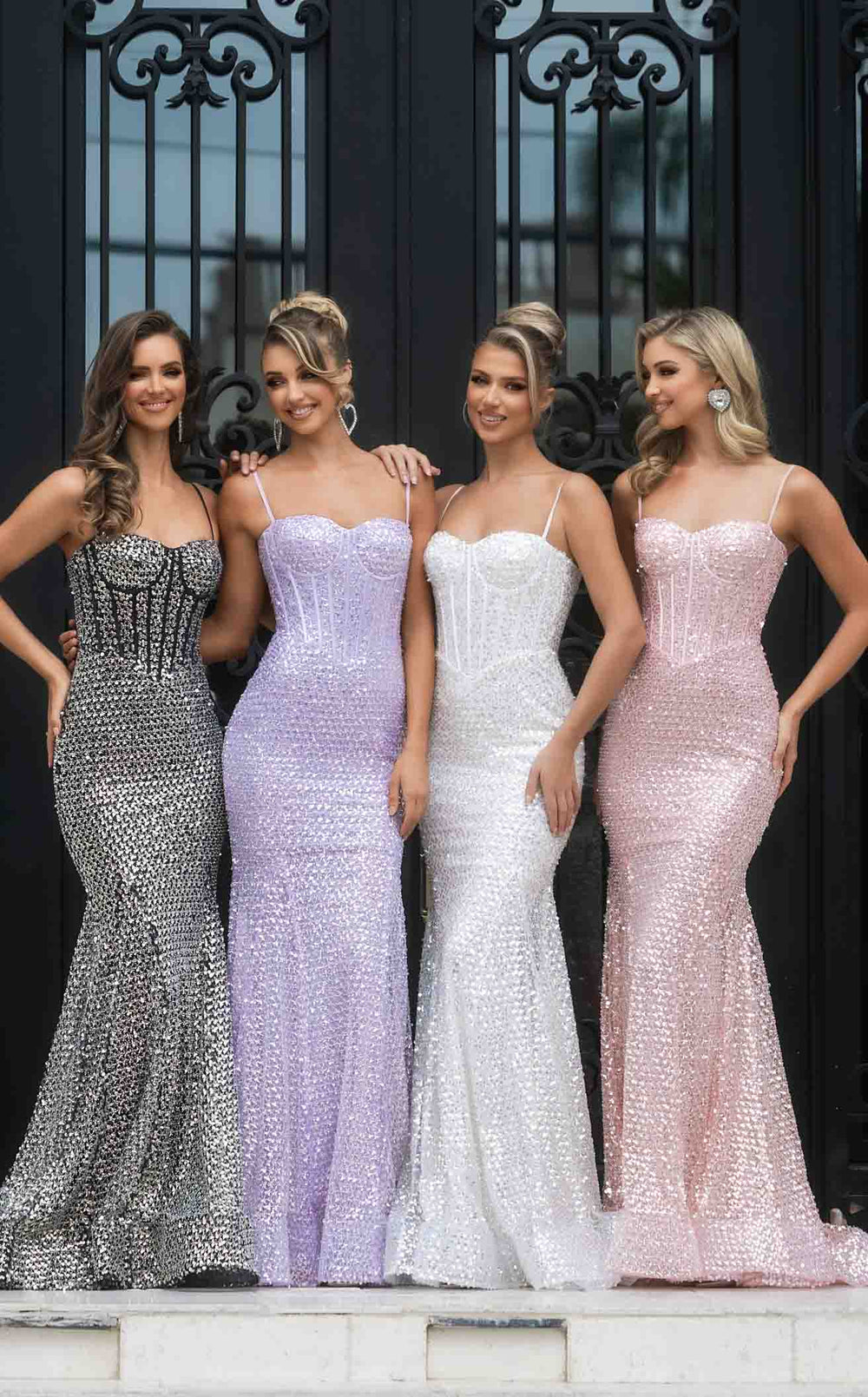 Exquisite Portia and Scarlett PS25154 Dress detail view - VOLAKK