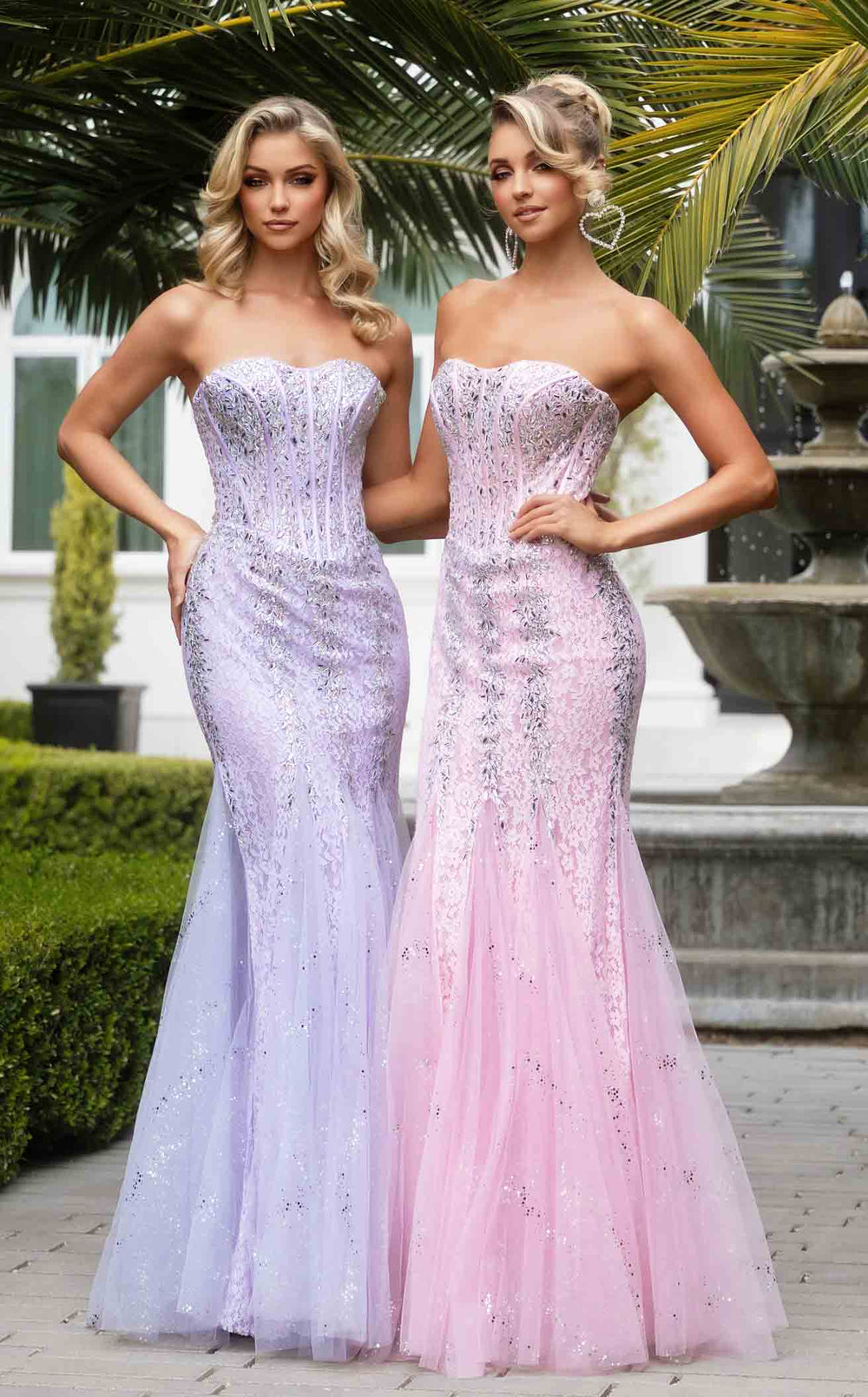 Exquisite Portia and Scarlett PS25169 Dress detail view - VOLAKK