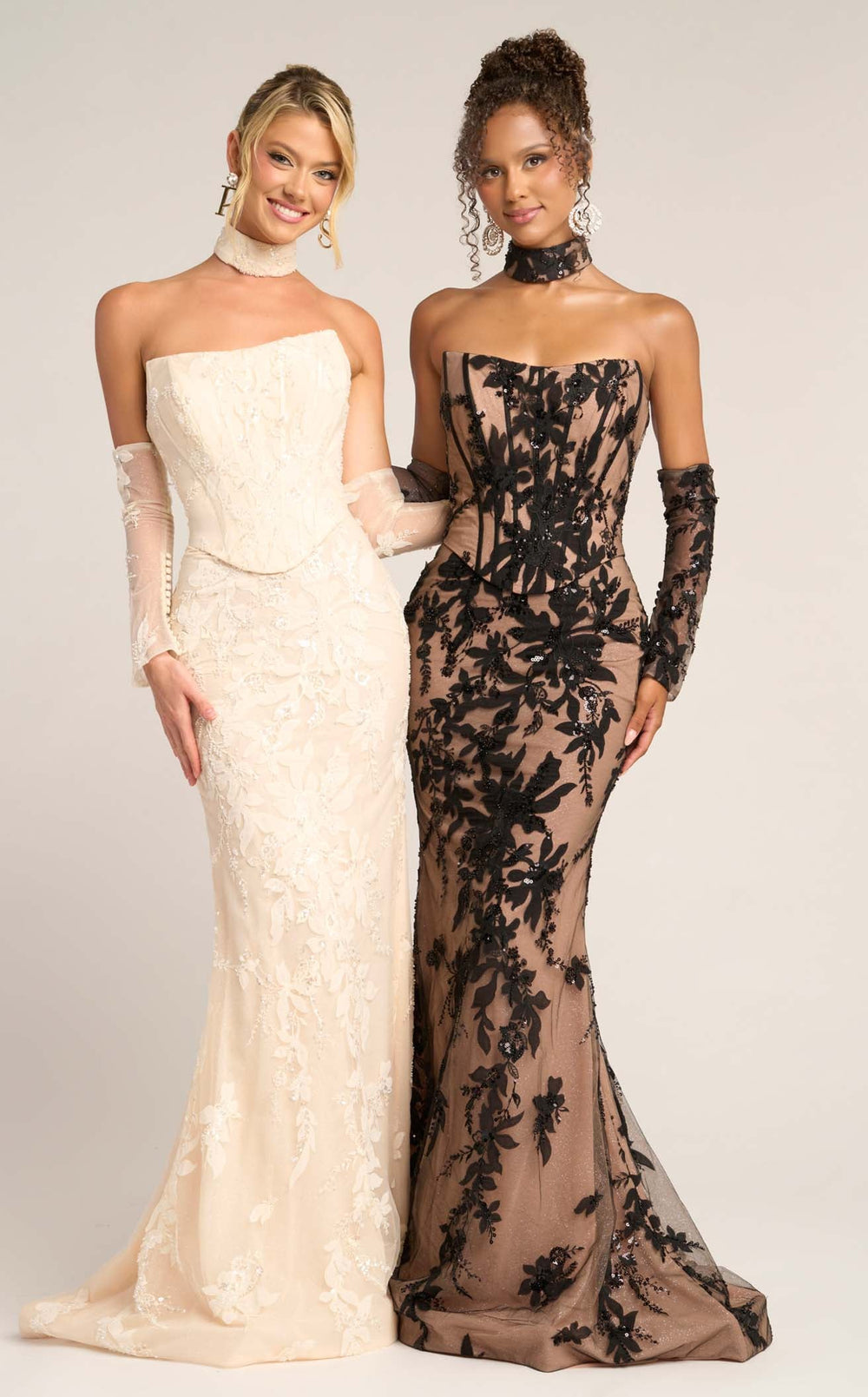 Exquisite Portia and Scarlett PS26005 Dress detail view - VOLAKK