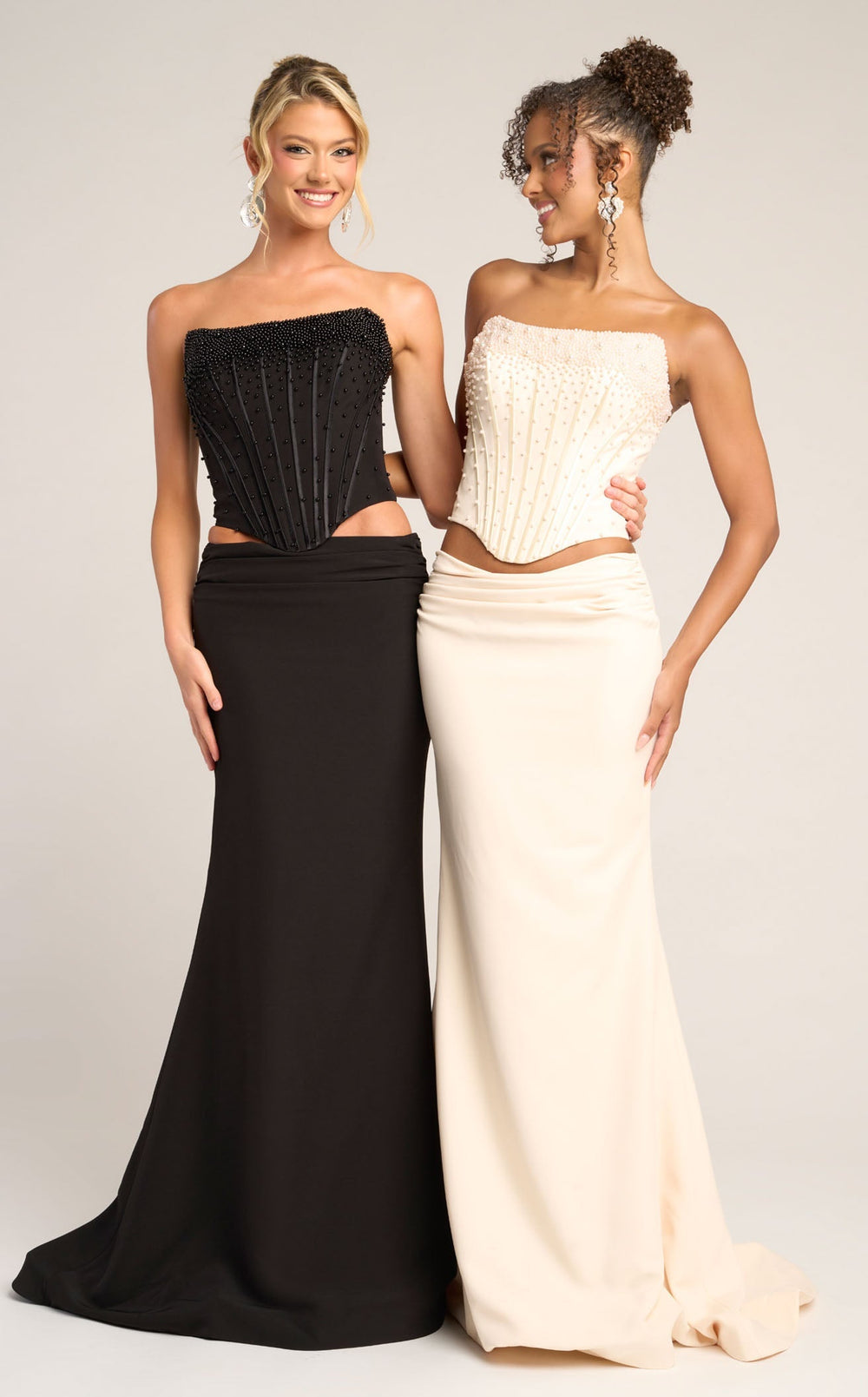Exquisite Portia and Scarlett PS26007 Dress detail view - VOLAKK