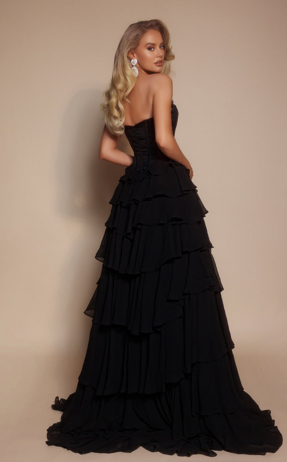 Exquisite Portia and Scarlett PS26024 Dress detail view - VOLAKK