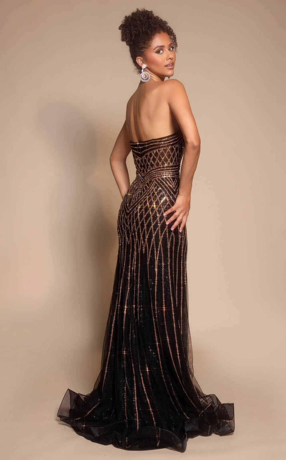 Exquisite Portia and Scarlett PS26072 Dress detail view - VOLAKK
