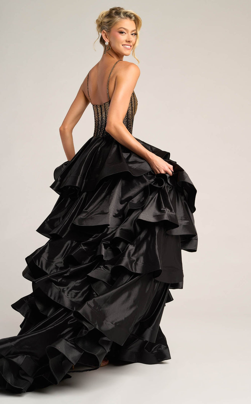 Exquisite Portia and Scarlett PS26253 Dress detail view - VOLAKK