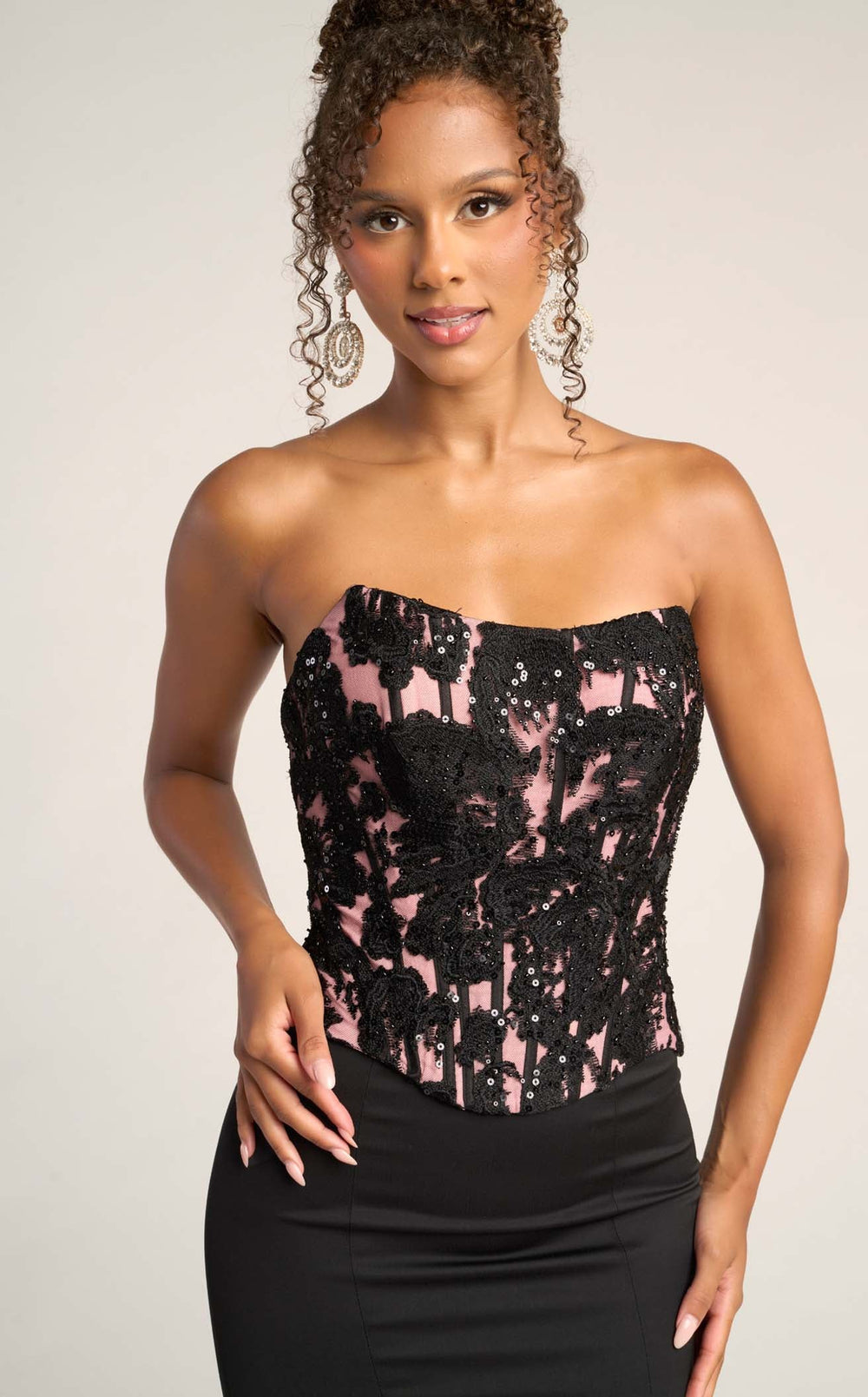 Exquisite Portia and Scarlett PS26301E Dress detail view - VOLAKK