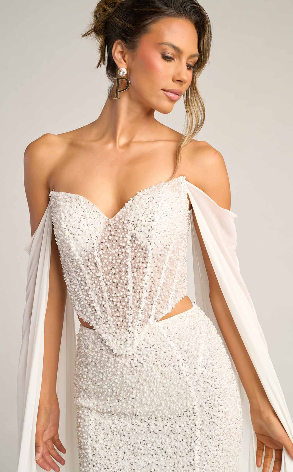 Exquisite Portia and Scarlett PS26326E Dress detail view - VOLAKK