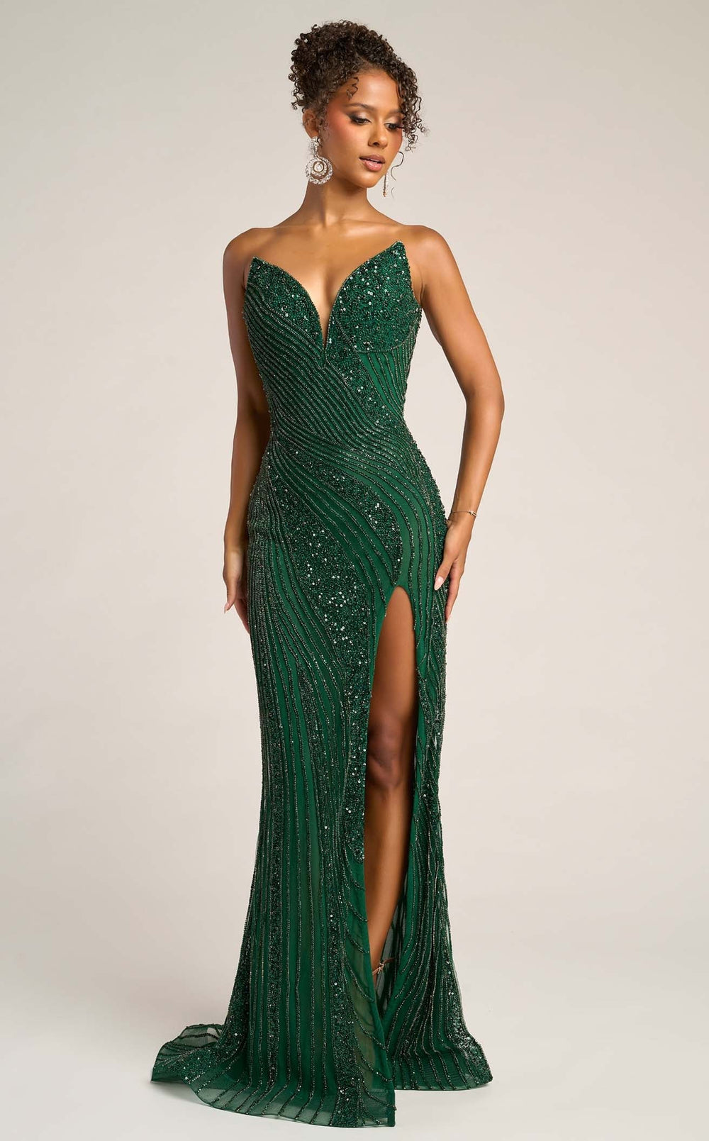 Exquisite Portia and Scarlett PS26410C Dress detail view - VOLAKK