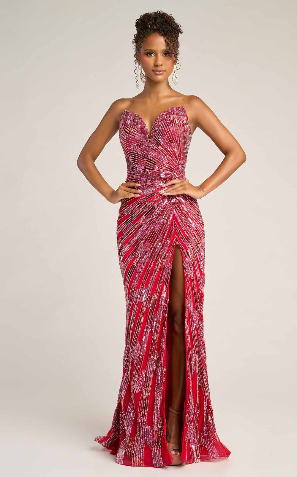 Exquisite Portia and Scarlett PS26413C Dress detail view - VOLAKK