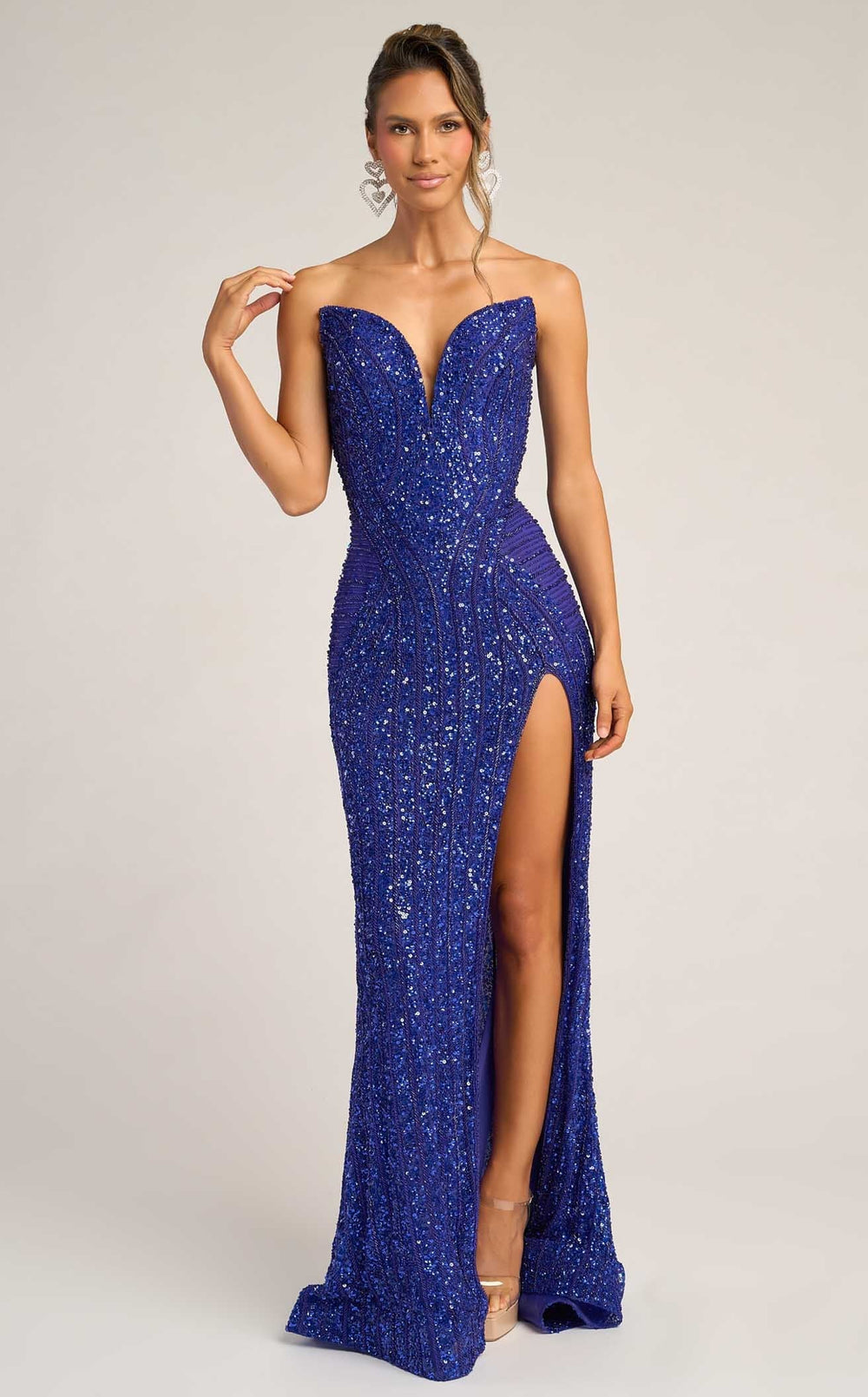 Exquisite Portia and Scarlett PS26424C Dress detail view - VOLAKK