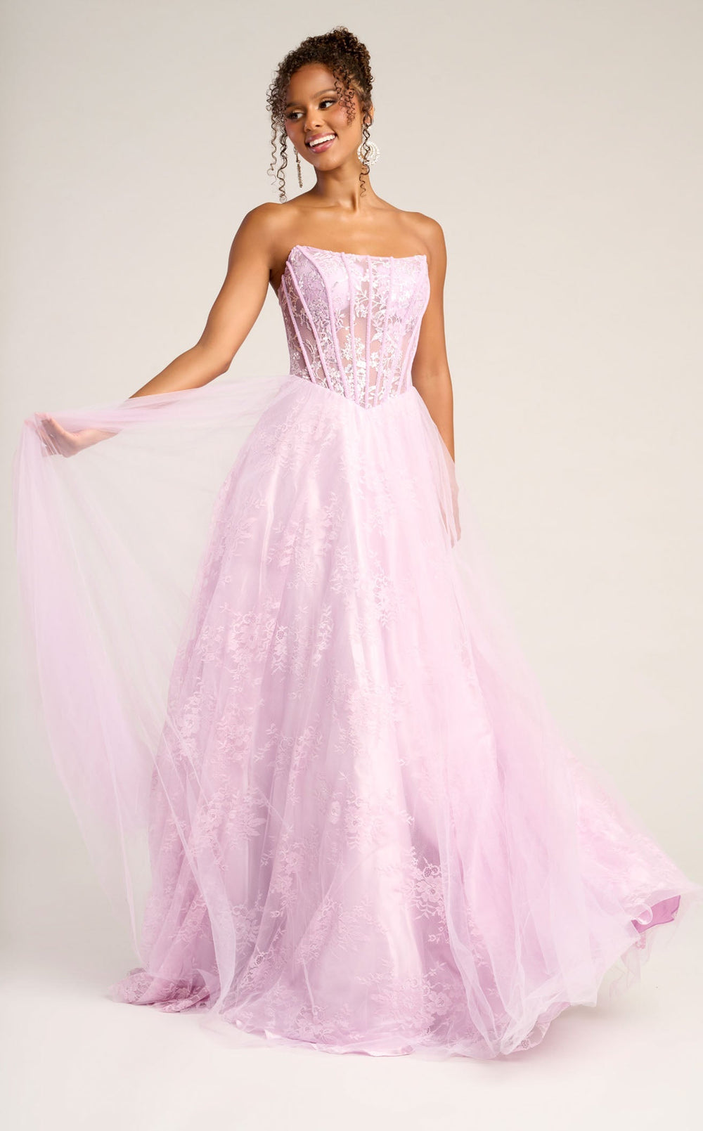 Exquisite Portia and Scarlett XO023 Dress detail view - VOLAKK