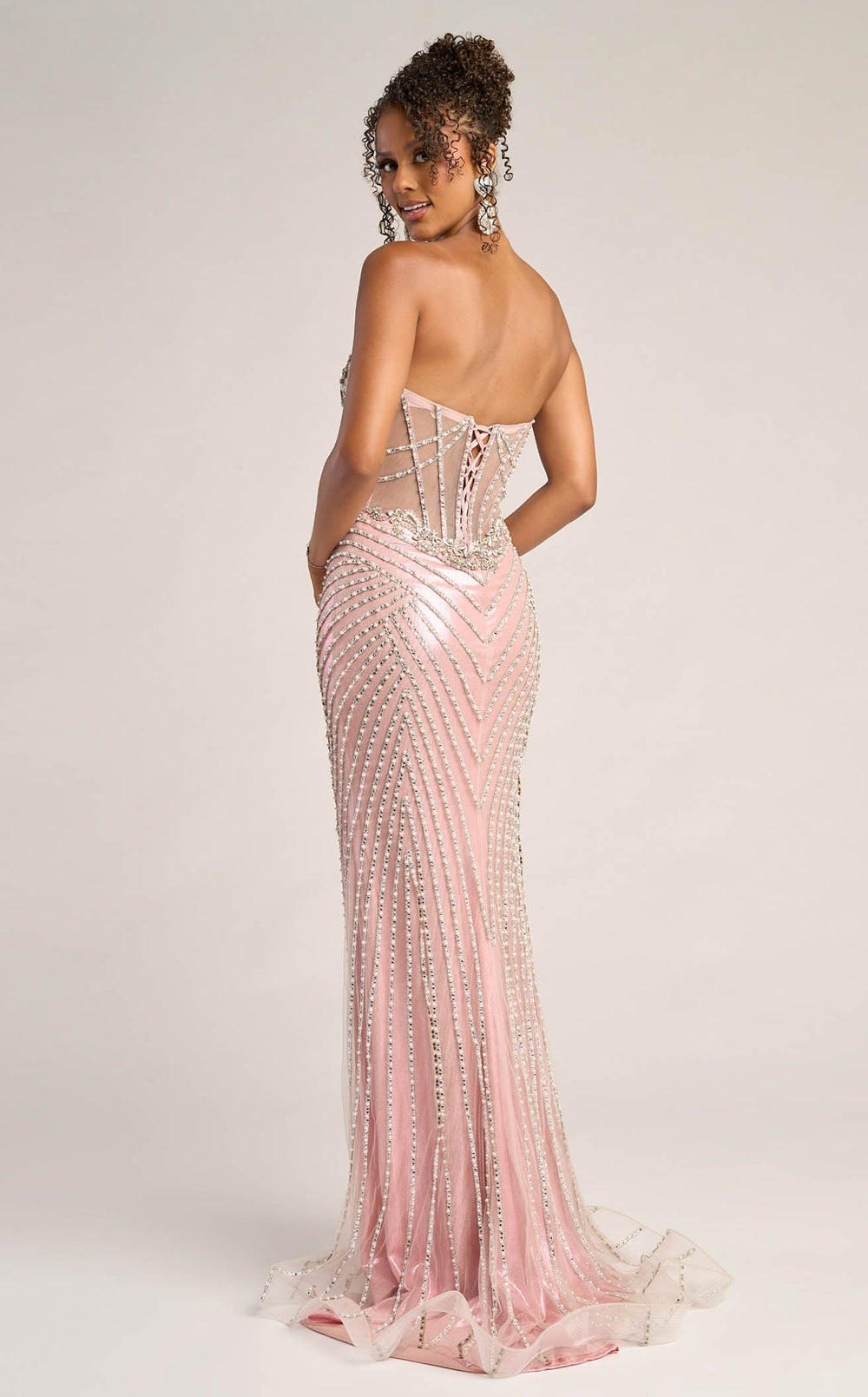 Exquisite Portia and Scarlett XO057 Dress detail view - VOLAKK