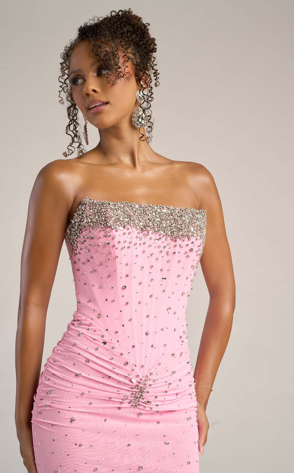 Exquisite Portia and Scarlett XO059 Dress detail view - VOLAKK