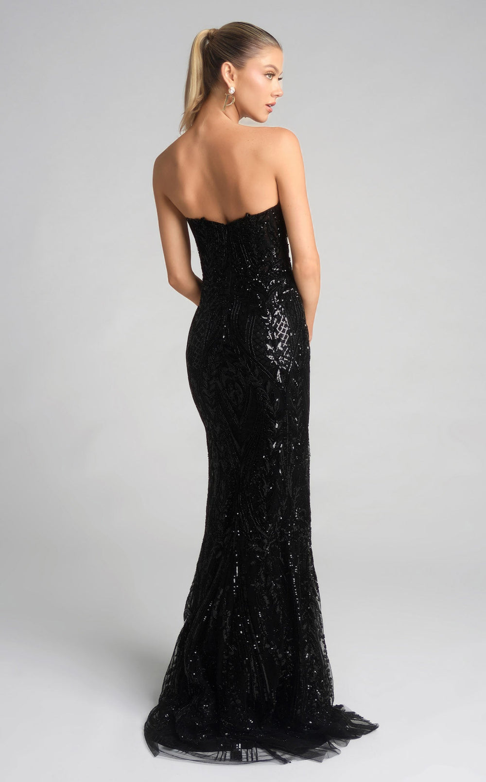 Exquisite Portia and Scarlett XO134 Dress detail view - VOLAKK
