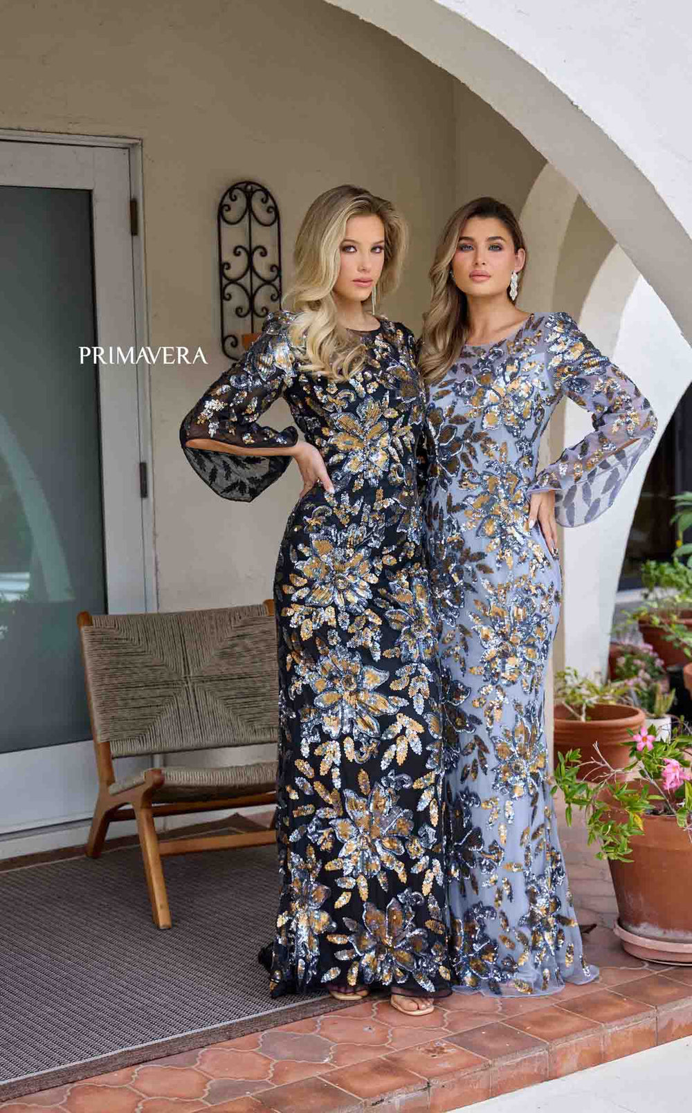 Exquisite Primavera Couture 12171 Dress detail view - VOLAKK