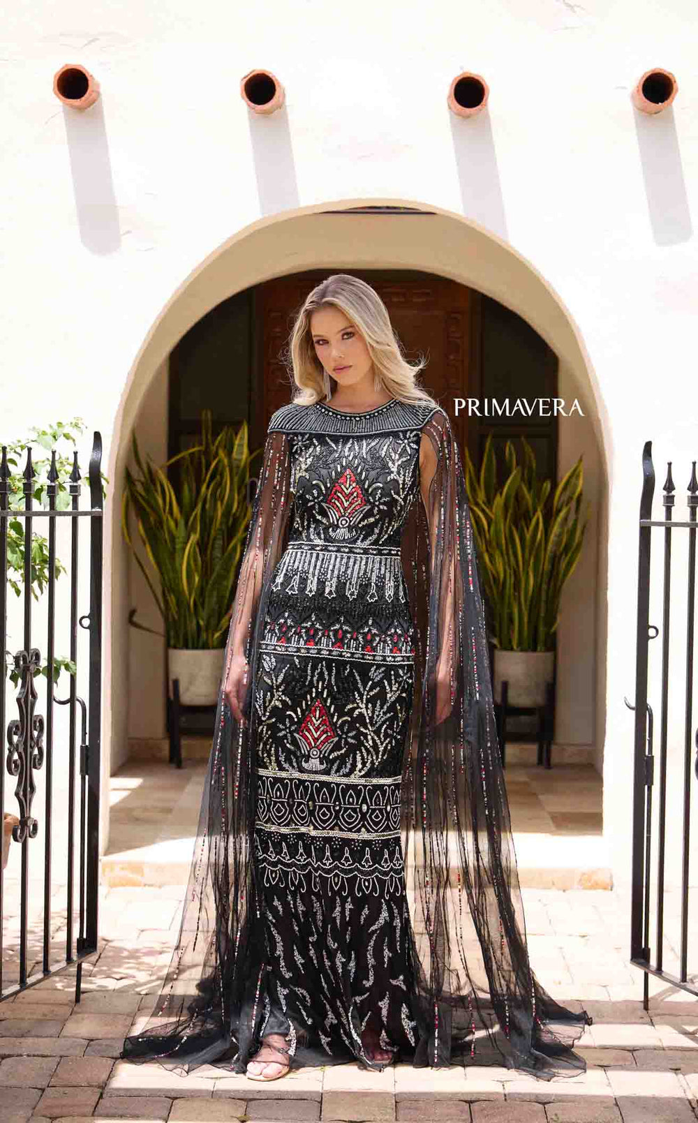 Exquisite Primavera Couture 12172 Dress detail view - VOLAKK