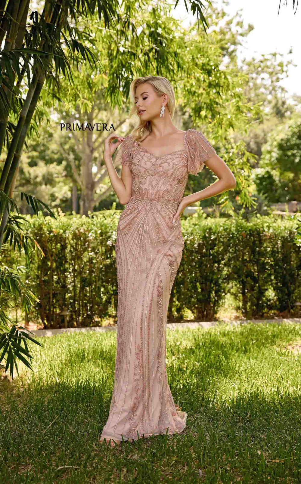 Exquisite Primavera Couture 13134 Dress detail view - VOLAKK