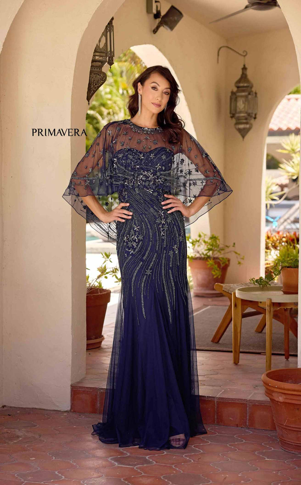 Exquisite Primavera Couture 13145 Dress detail view - VOLAKK