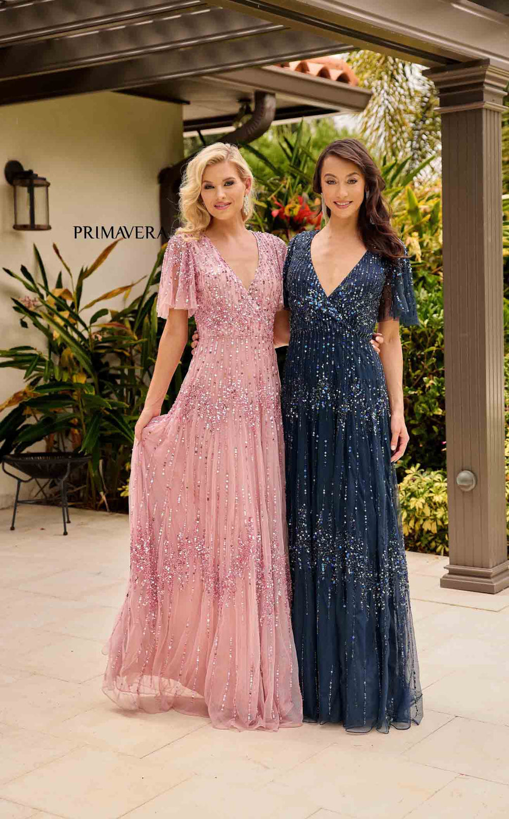 Exquisite Primavera Couture 13153 Dress detail view - VOLAKK