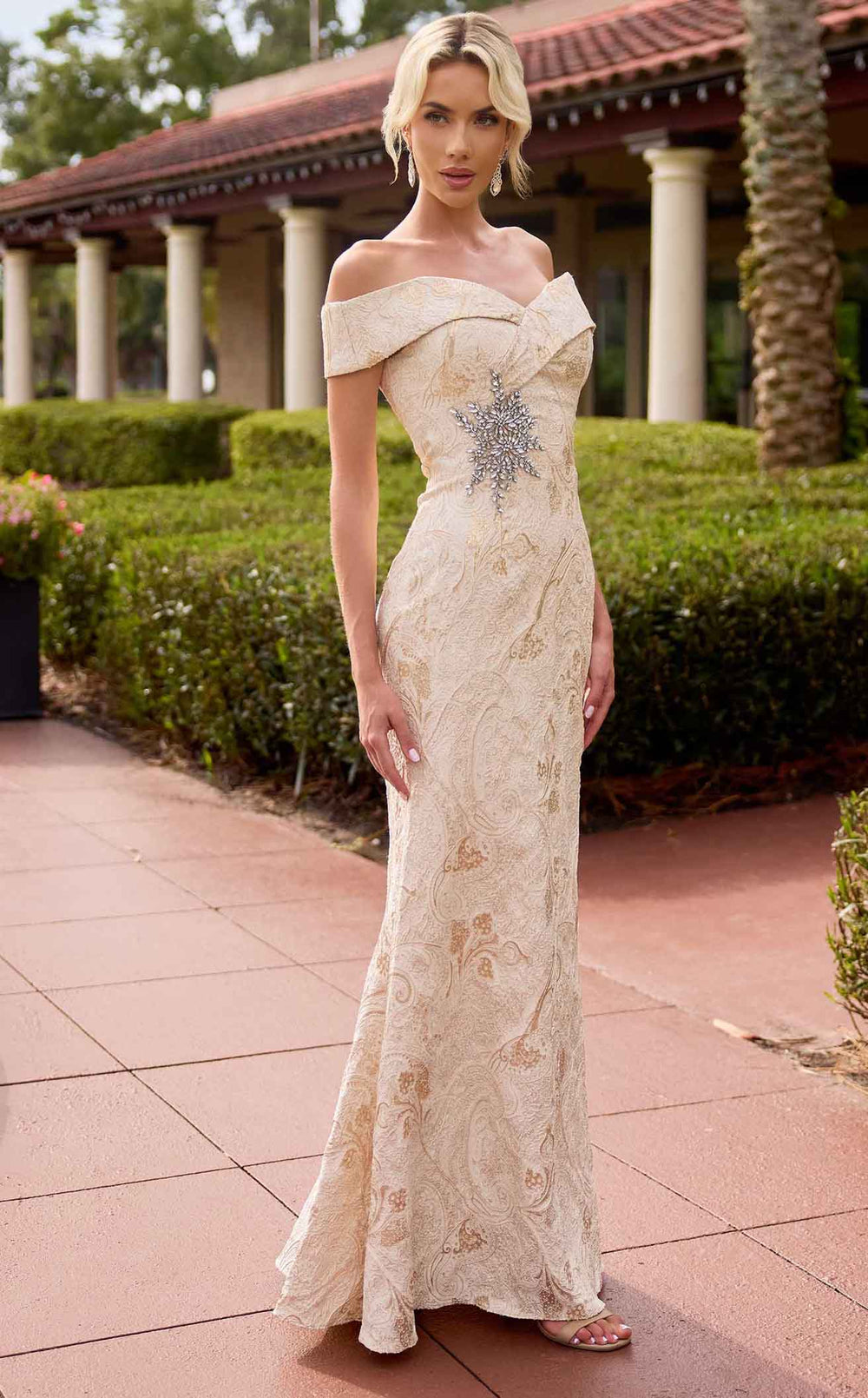 Exquisite Primavera Couture 13174 Dress detail view - VOLAKK