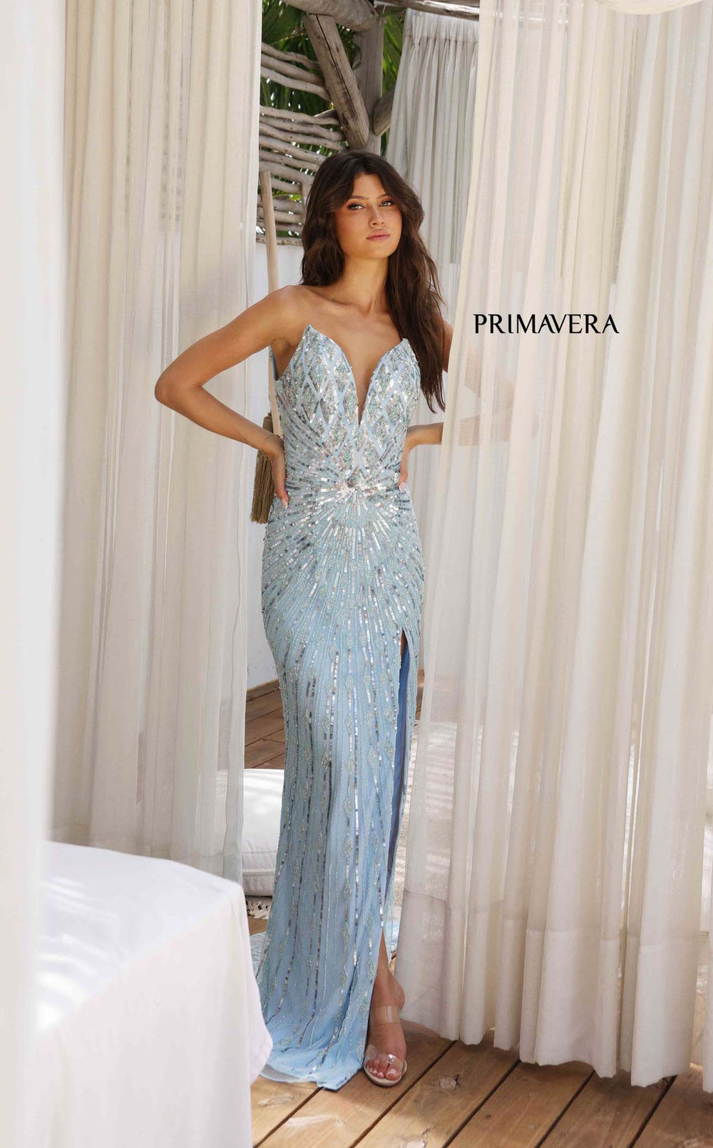 Exquisite Primavera Couture 4301 Dress detail view - VOLAKK