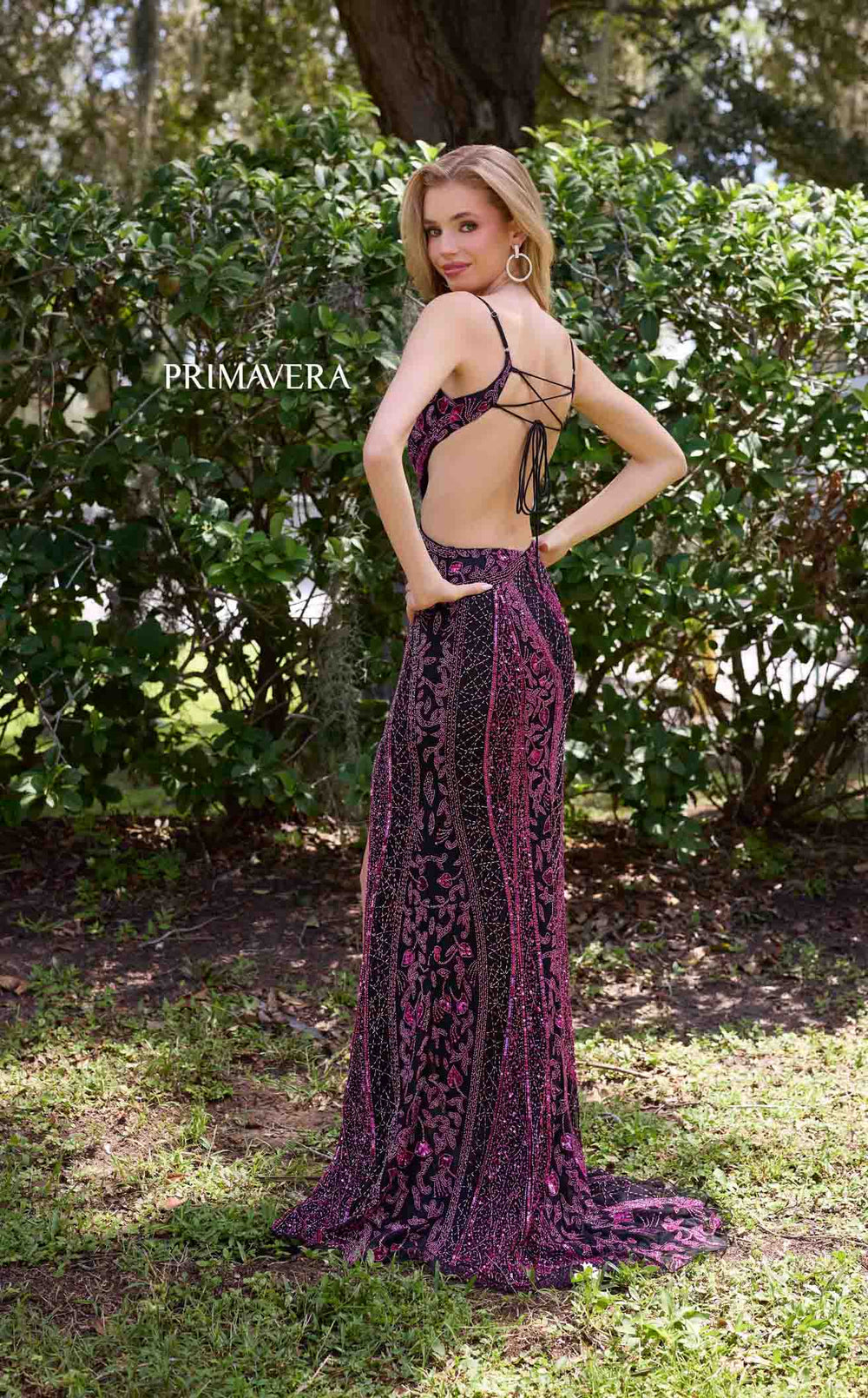 Exquisite Primavera Couture 4308 Dress detail view - VOLAKK