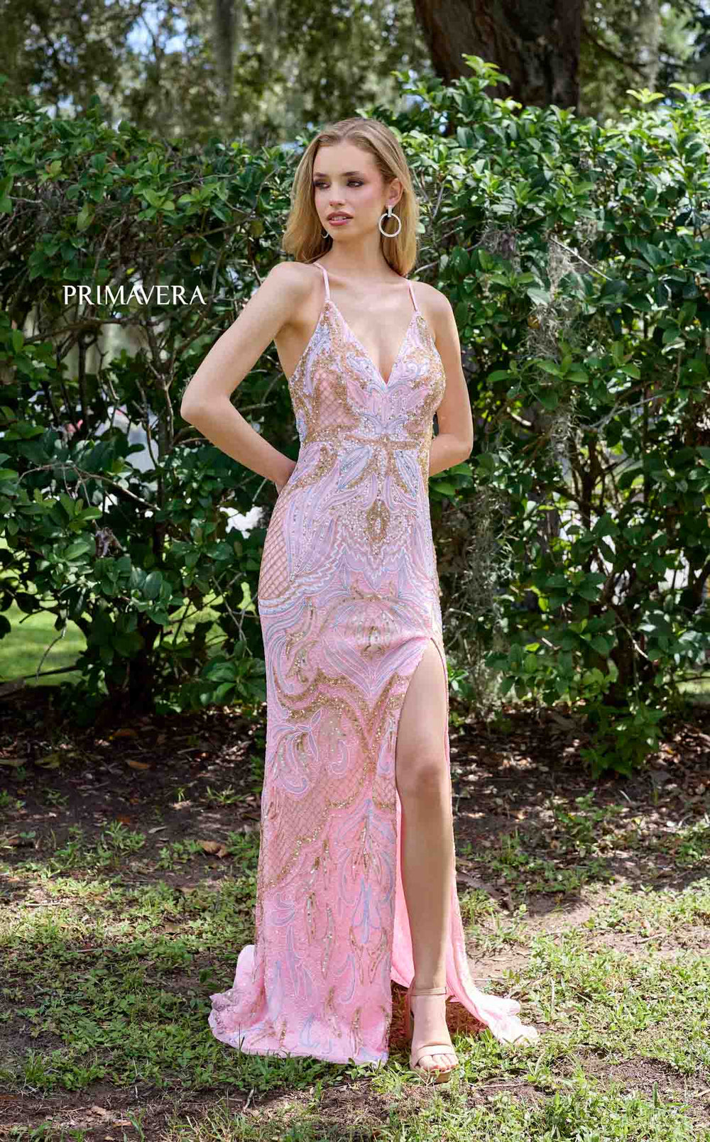 Exquisite Primavera Couture 4311 Dress detail view - VOLAKK