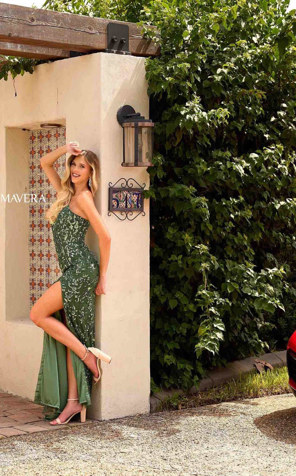 Exquisite Primavera Couture 4347 Dress detail view - VOLAKK