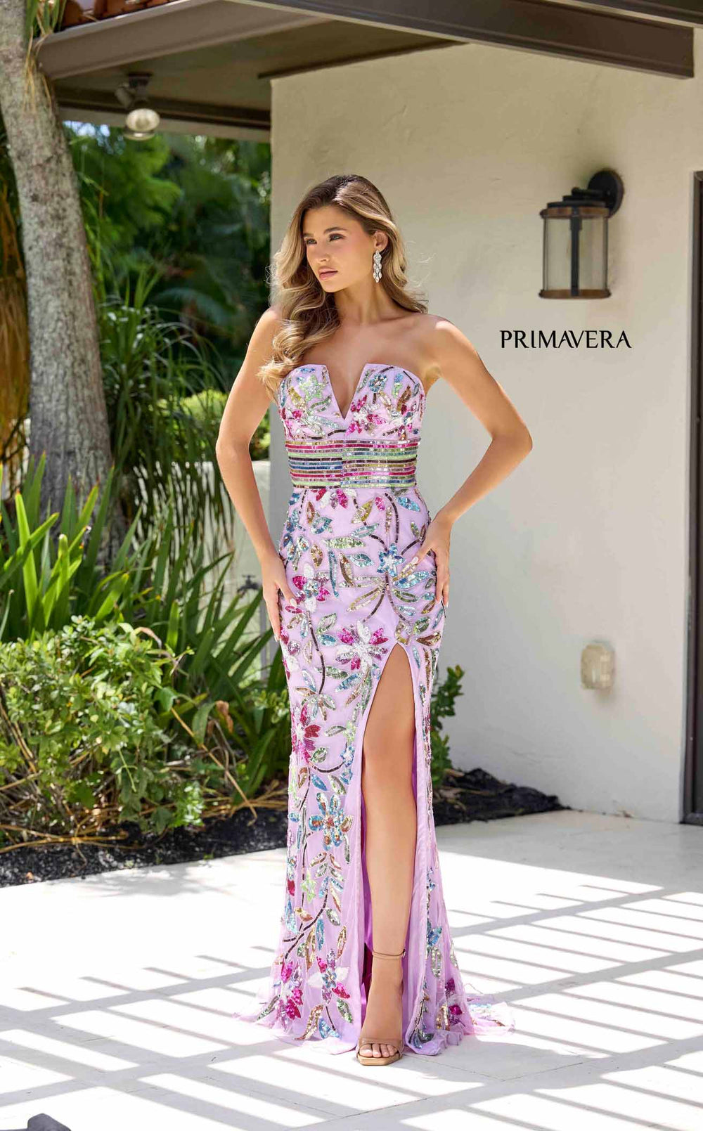 Exquisite Primavera Couture 4372 Dress detail view - VOLAKK