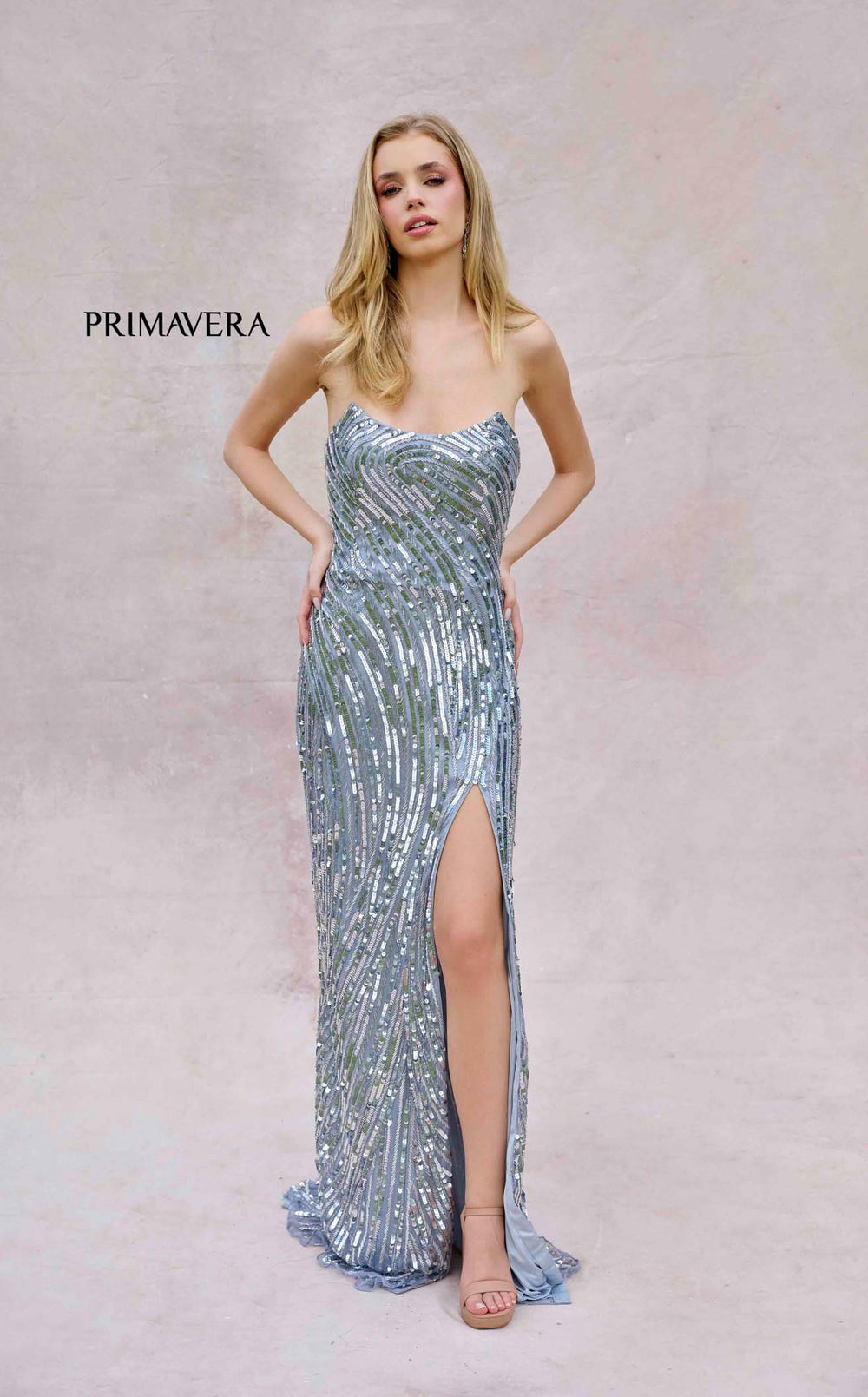 Exquisite Primavera Couture 4376 Dress detail view - VOLAKK
