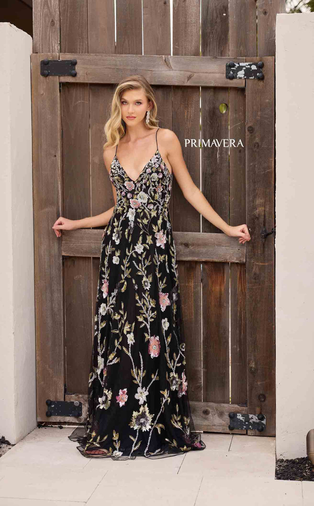 Exquisite Primavera Couture 4378 Dress detail view - VOLAKK