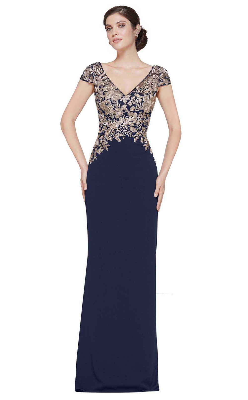 Exquisite Rina Di Montella RD2652 Dress detail view - VOLAKK