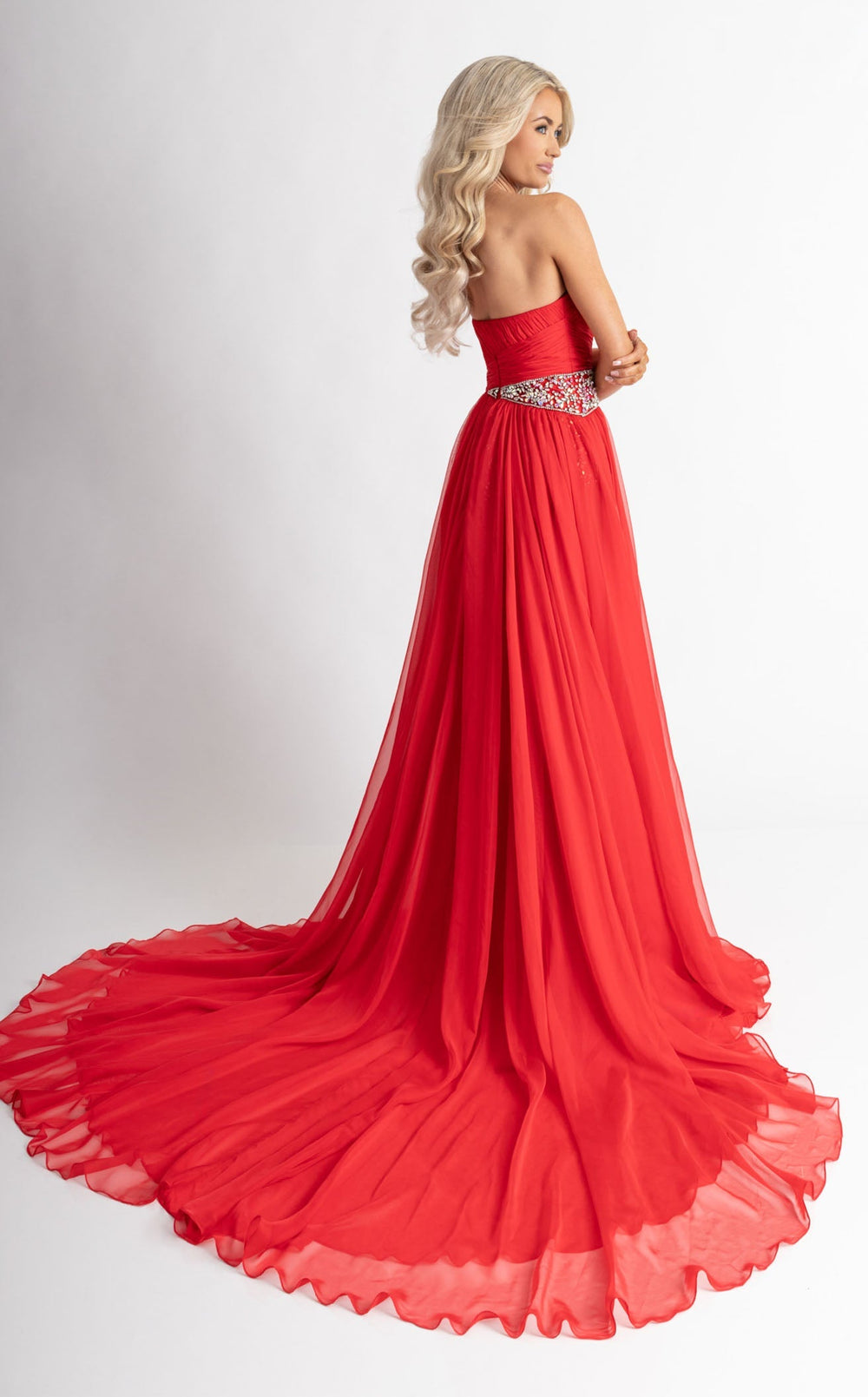 Exquisite Rachel Allan 50399 Dress detail view - VOLAKK