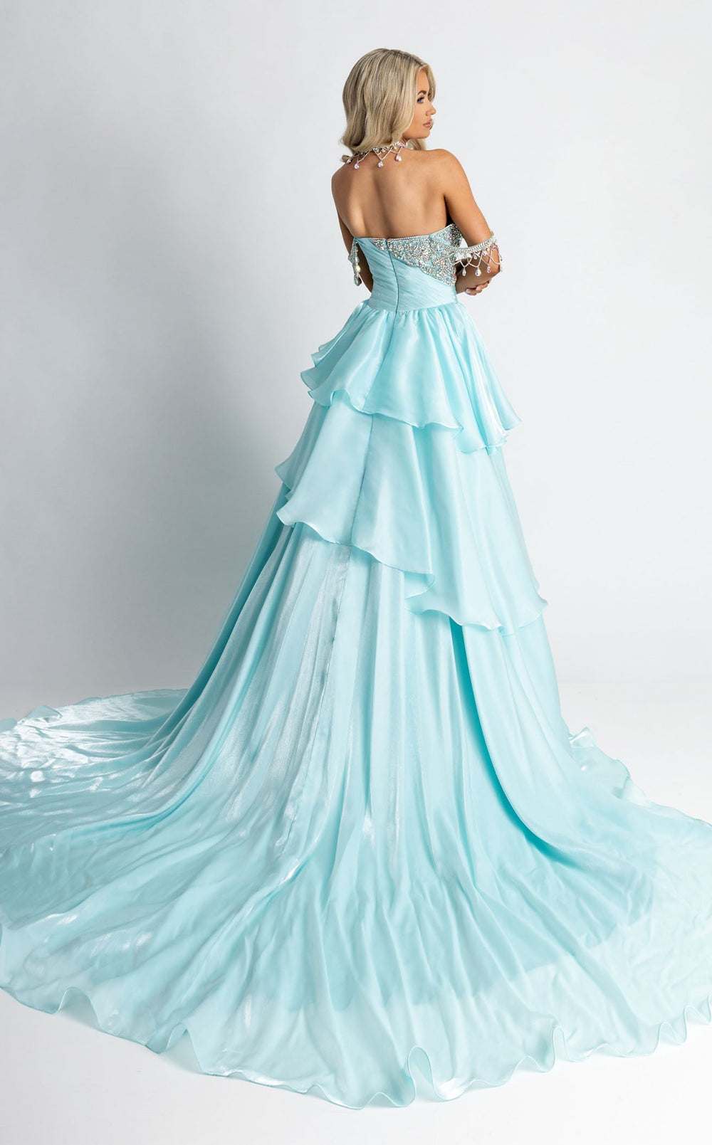 Exquisite Rachel Allan 50401 Dress detail view - VOLAKK
