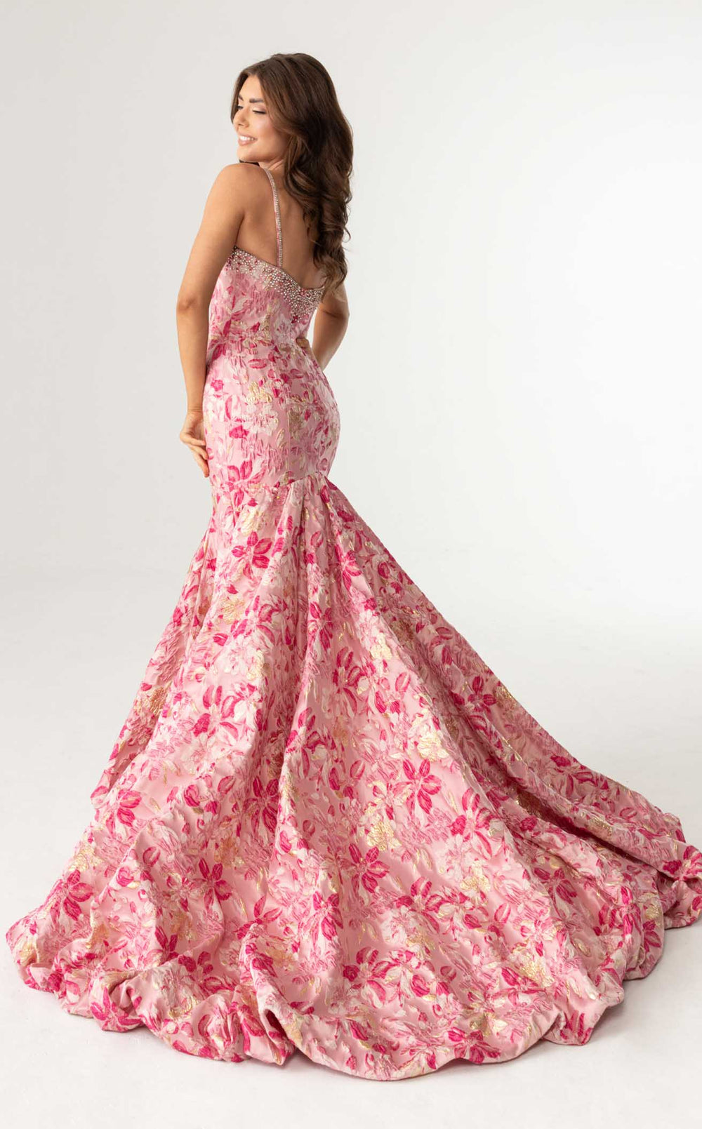 Exquisite Rachel Allan 70988 Dress detail view - VOLAKK