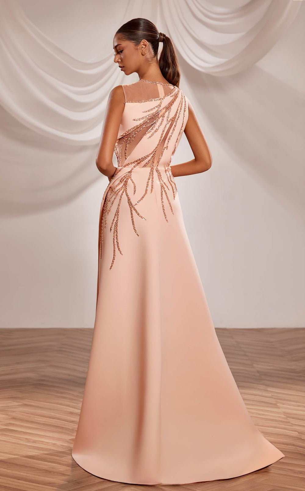 Exquisite Reverie Couture 227 Dress detail view - VOLAKK