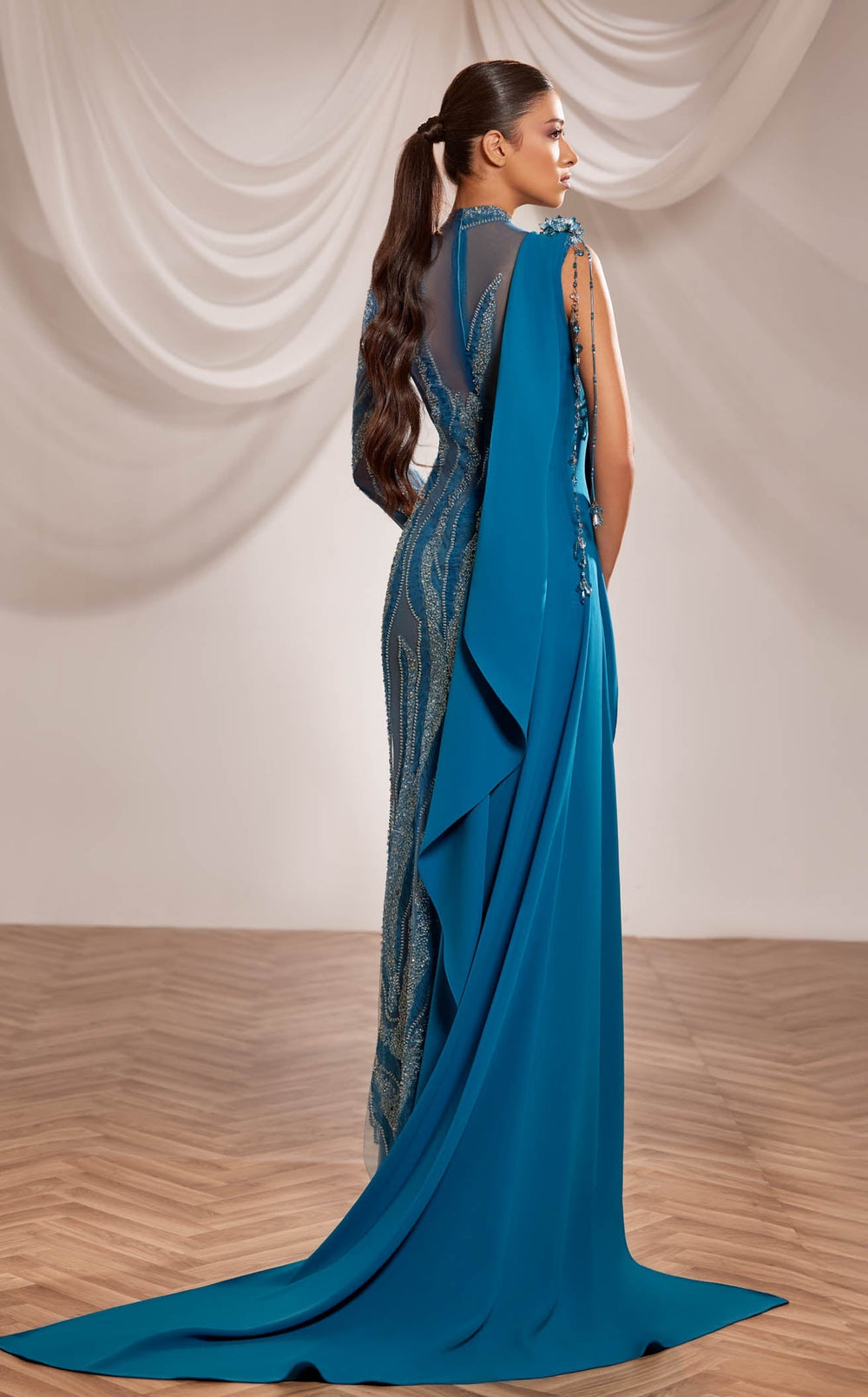 Exquisite Reverie Couture 244 Dress detail view - VOLAKK