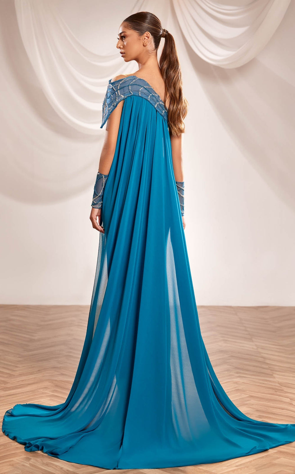 Exquisite Reverie Couture 245 Dress detail view - VOLAKK