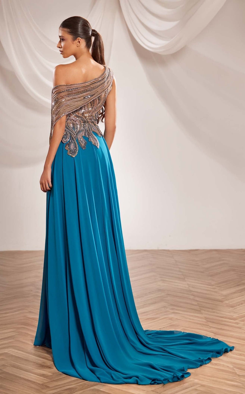 Exquisite Reverie Couture 246 Dress detail view - VOLAKK