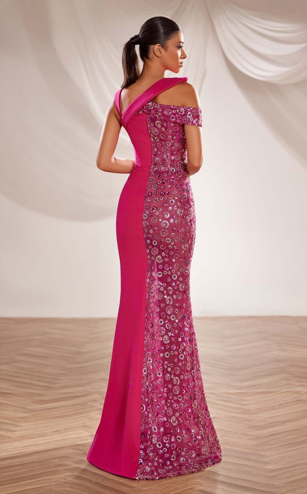 Exquisite Reverie Couture 248 Dress detail view - VOLAKK