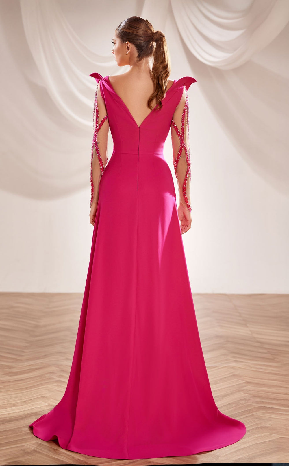 Exquisite Reverie Couture 251 Dress detail view - VOLAKK