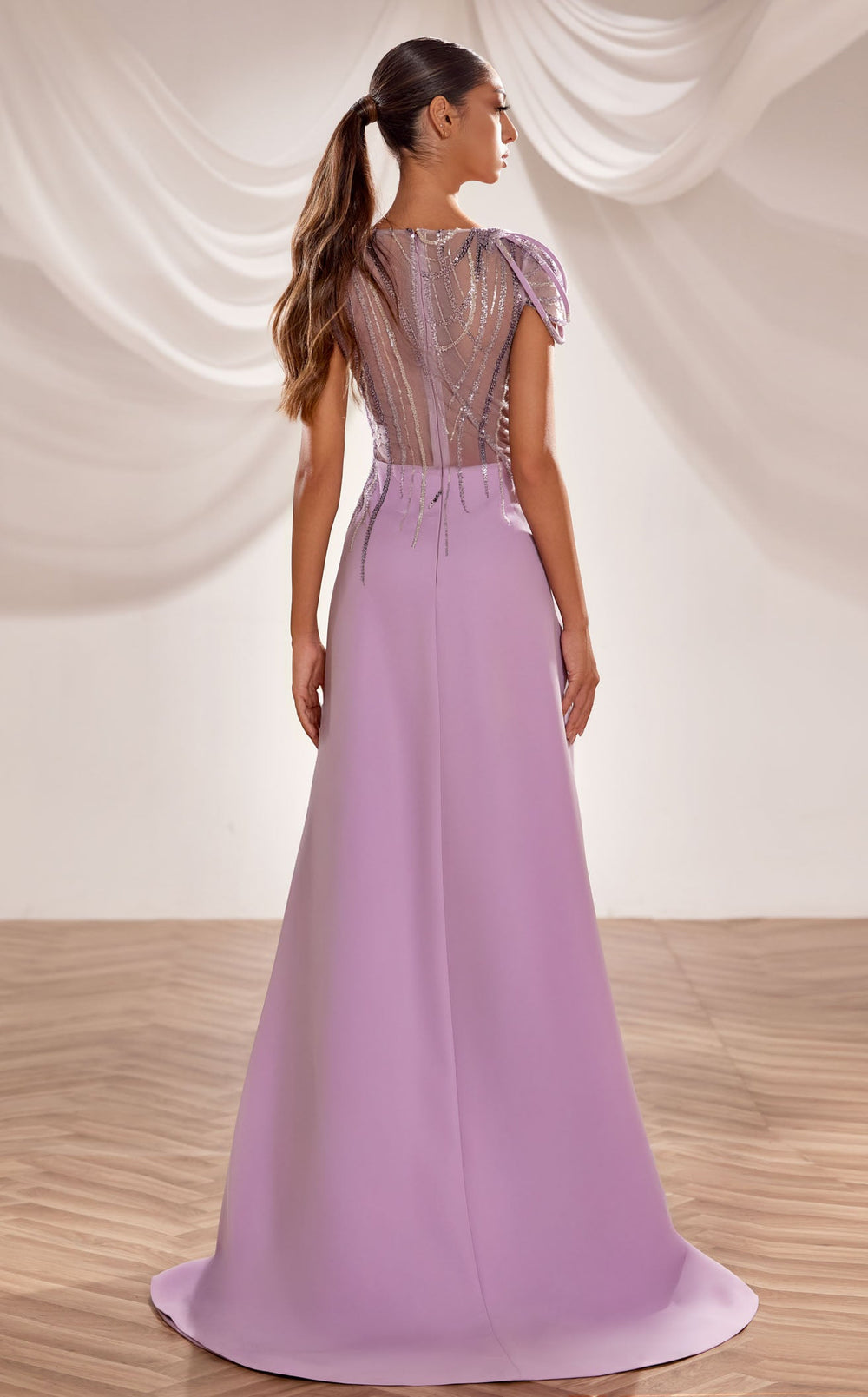 Exquisite Reverie Couture 254 Dress detail view - VOLAKK