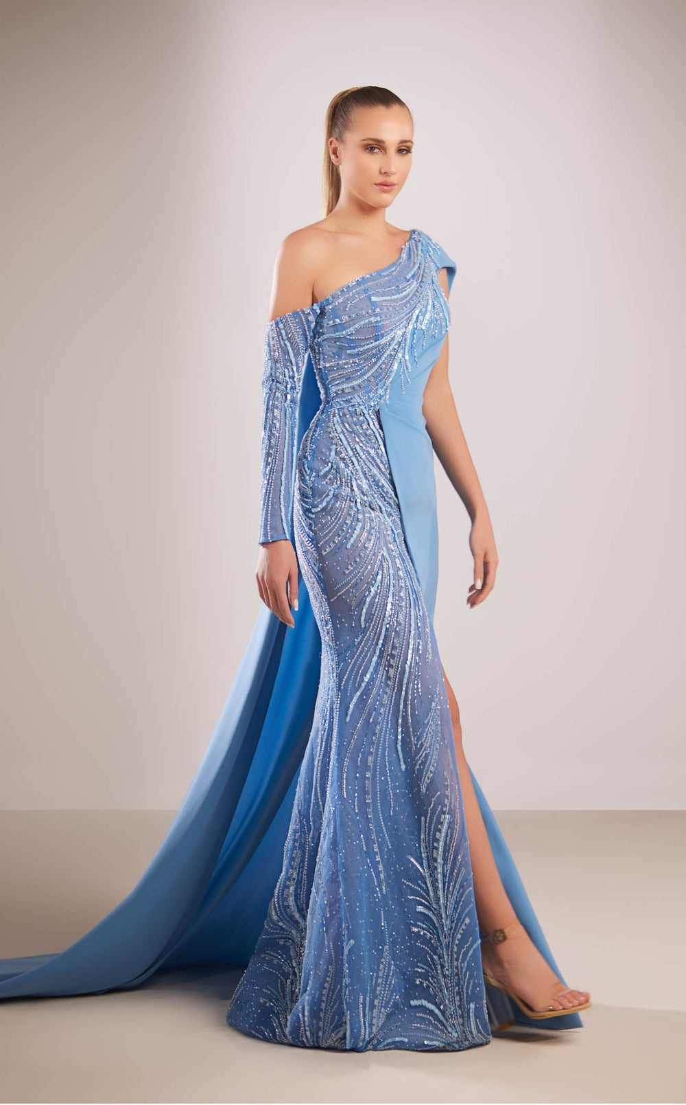 Exquisite Reverie Couture FW200 Dress detail view - VOLAKK