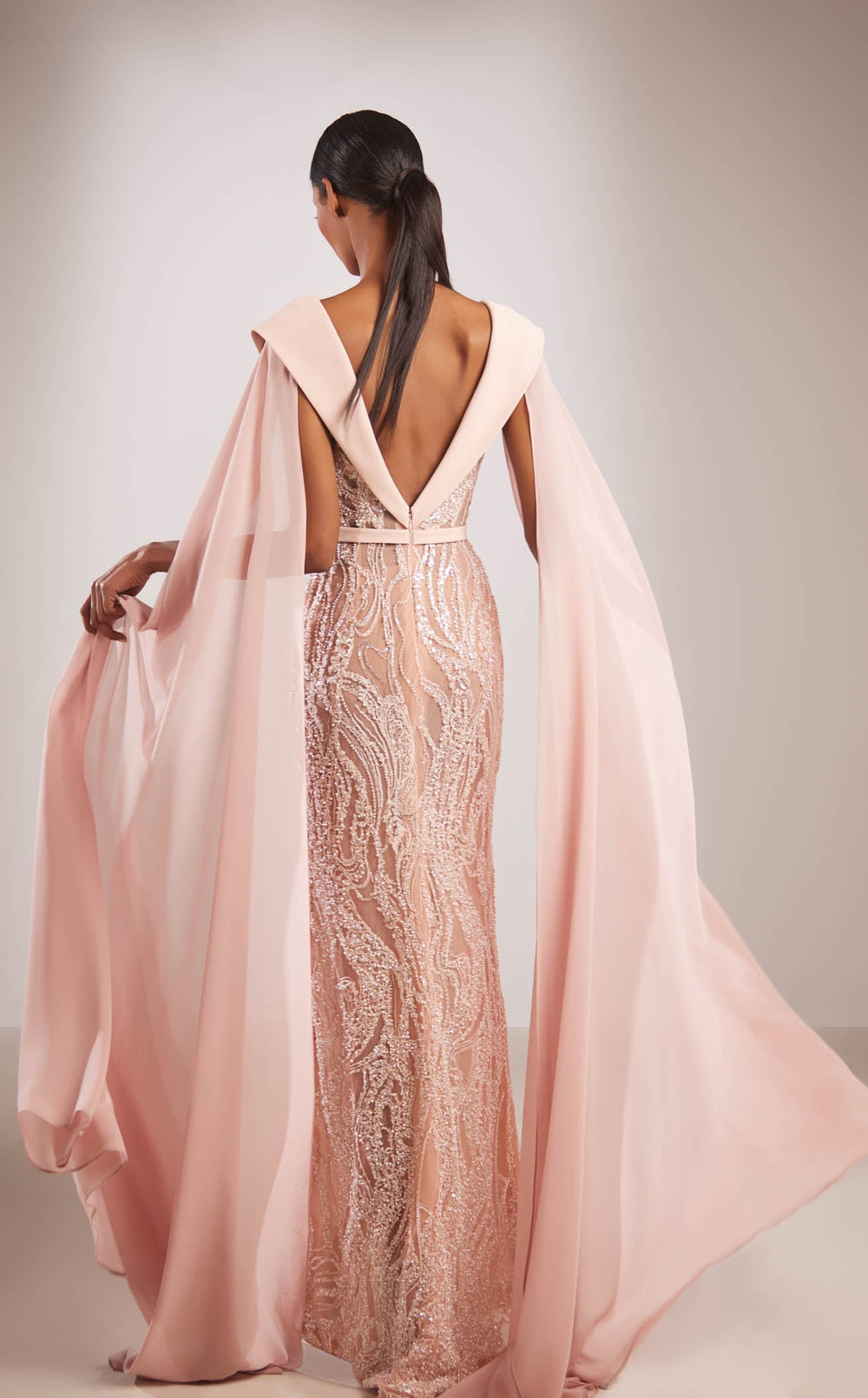Exquisite Reverie Couture FW207 Dress detail view - VOLAKK