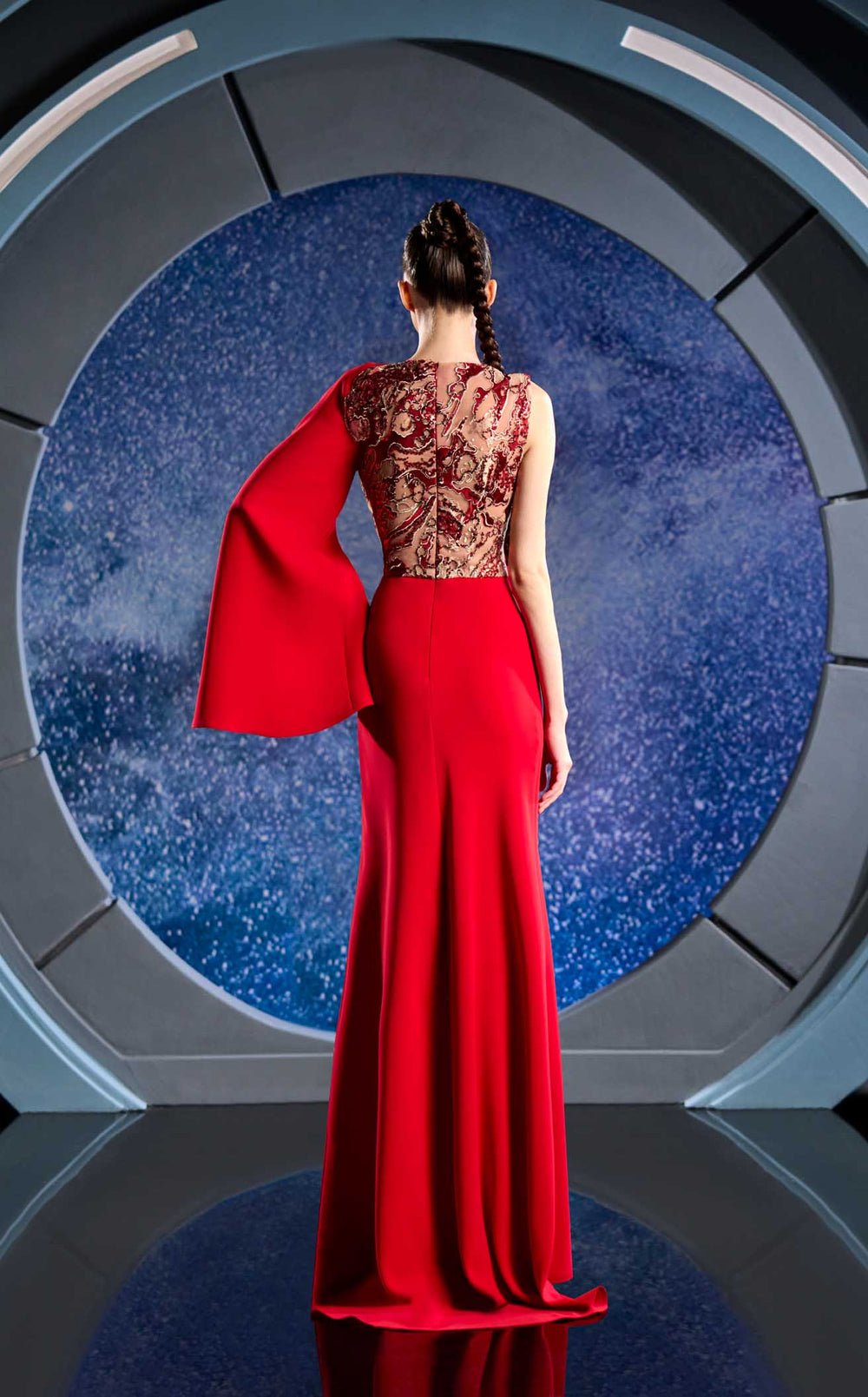 Reverie Couture FW24116 Dress details - VOLAKK