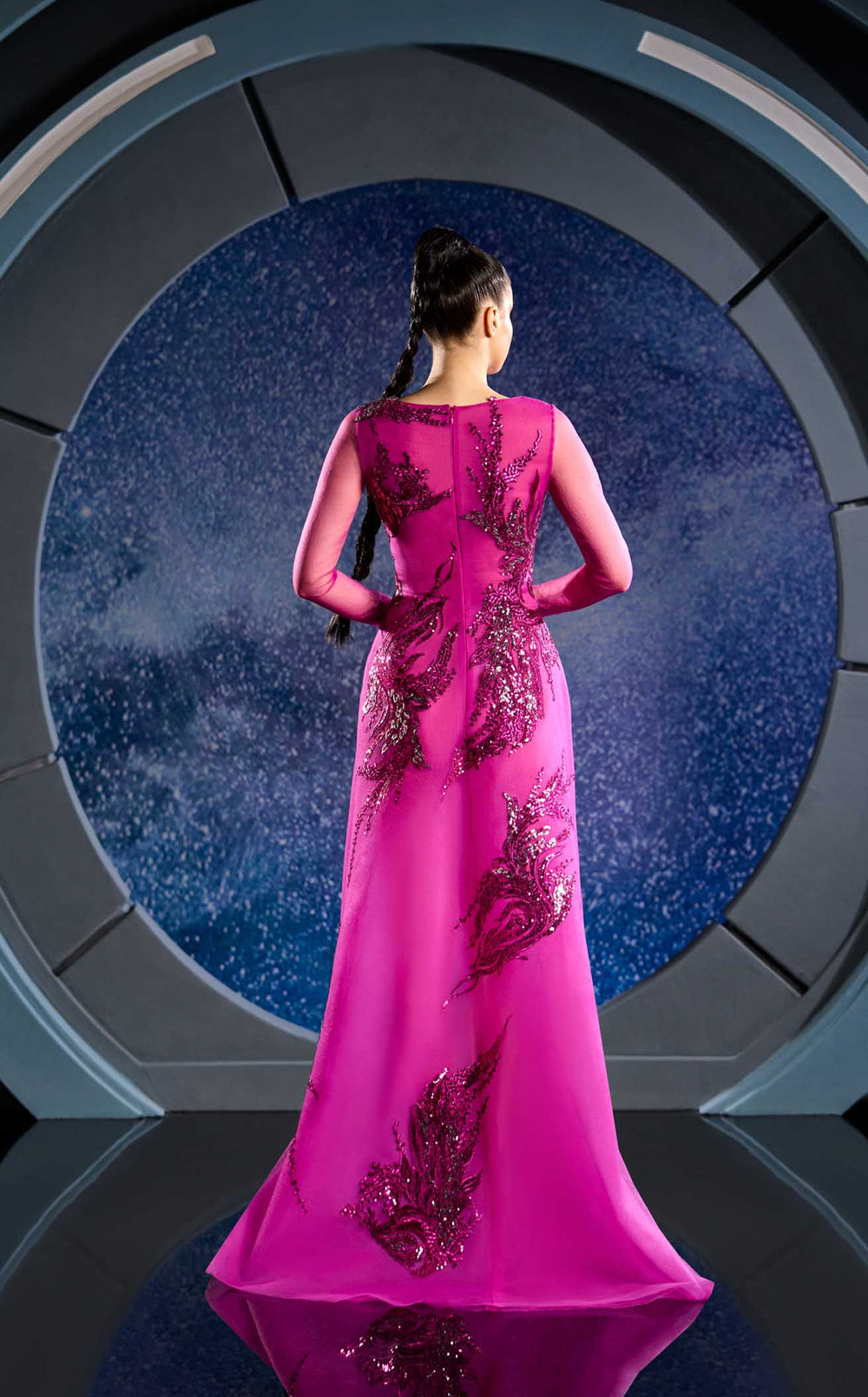 Reverie Couture FW24143 Dress details - VOLAKK