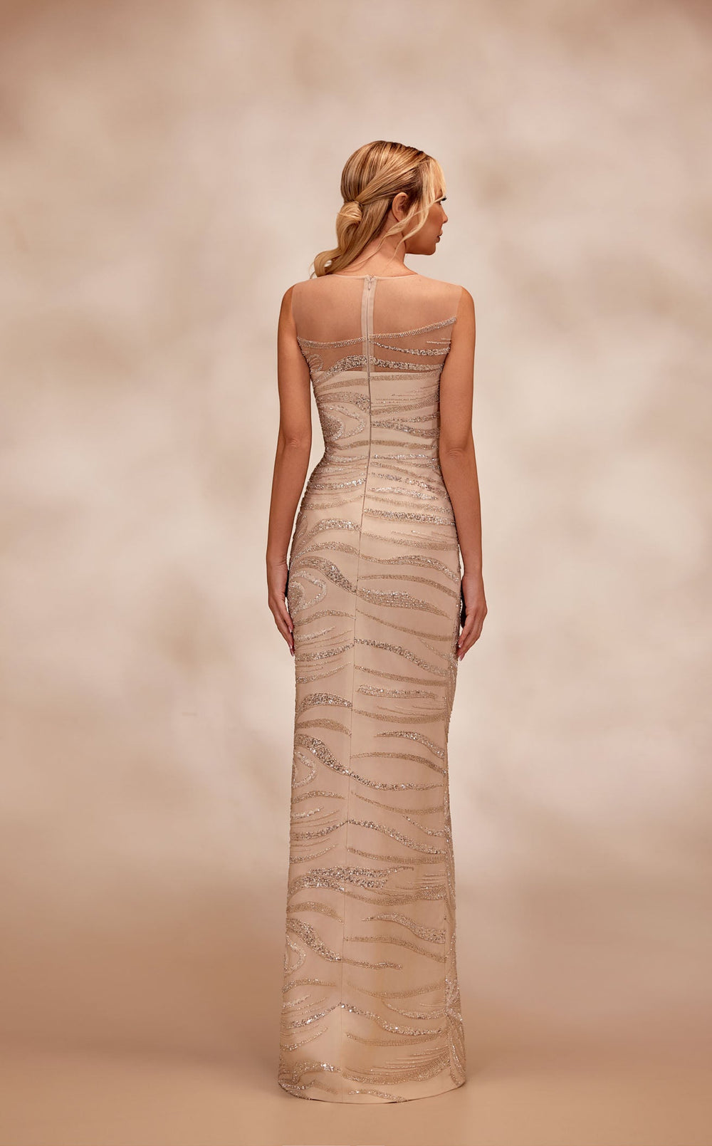 Exquisite Reverie Couture FW25 Dress detail view - VOLAKK