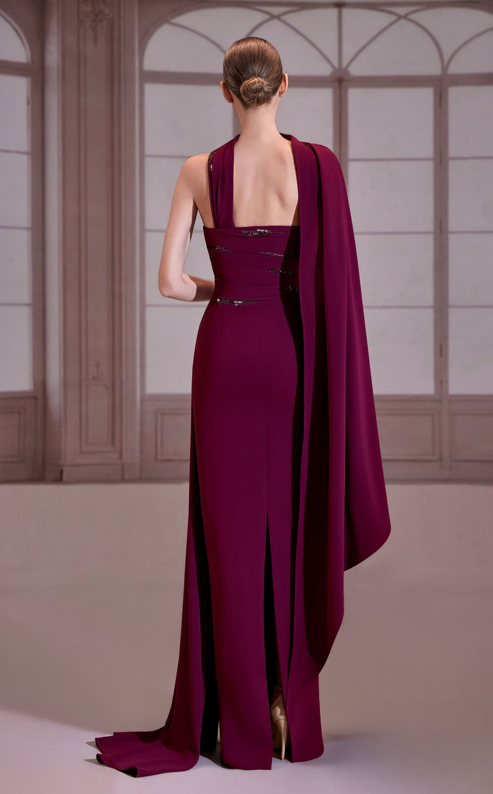 Exquisite Reverie Couture FW284 Dress detail view - VOLAKK